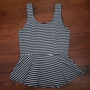 Striped Formal Top